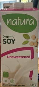 Soy beverage unsweetened