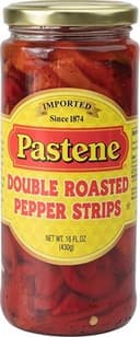 Double roasted pepper strips