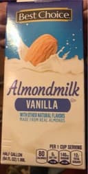 Almond milk vanilla
