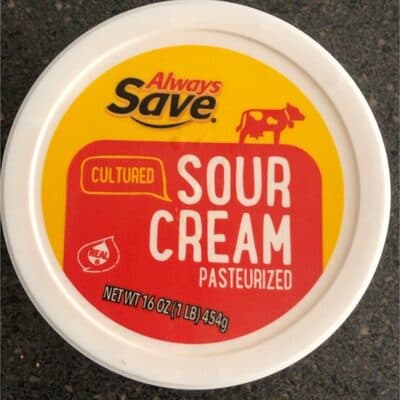 Cultured sour cream