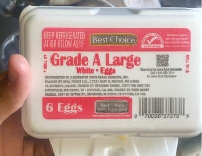 BC Grade A Large Eggs 6ct