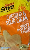 Cheddar & Sour Cream Wavy Potato Chips