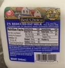 2% Reduced Fat Milk