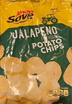 Jalapeño flavored potato chops
