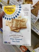 Almond Flour Crackers Fine Ground Sea Salt