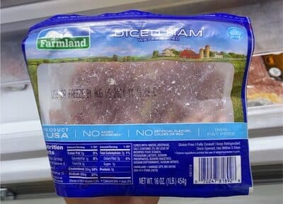 Diced ham