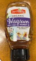 Organic wildflower honey