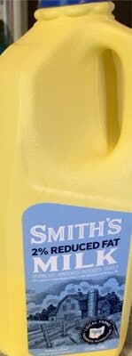 2% Reduced Fat Milk
