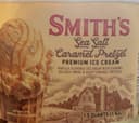 Smiths sea salt caramel pretzel premium ice cream