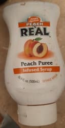Peach Puree Infused Syrup