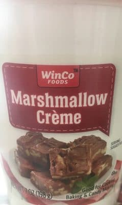 Winco foods, marshmallow creme