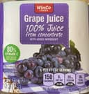 100% grape juice from concentrate
