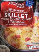 Yellow Squash Onion and Tomatoes
