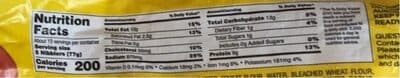 On cor microwavable breaded & cooked chicken