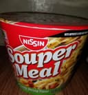 Nissin, souper meal, ramen noodle soup, picante shrimp