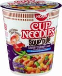 Cup noodles savory shrimp soup'dip ramen noodle soup
