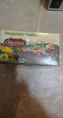 Celestial seasonings, caffeine free herbal tea, sleepytime vanilla