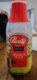 Purity whole milk