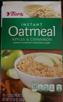 Apples & cinnamon instant oatmeal