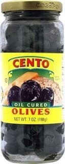Oil cured black olives