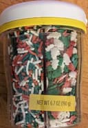 Holiday Mix Sprinkle Toppers