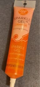 Orange Sparkle Gel