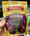 Prunes with pits