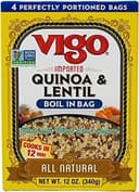 Boil in quinoa lentil