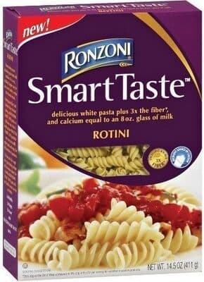 Ronzoni smart taste rotini