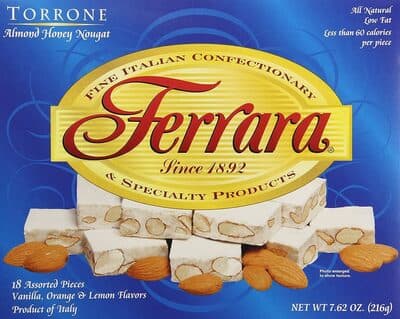 Torrone nougat candy