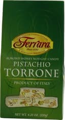 Ferrara almond honey nougat with pistachios torrone miniatures