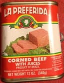 Corned beef with juices