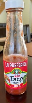 Red taco sauce