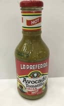 Hot avocado tomatillo salsa