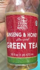 Fresh Foods Market, Green Tea With Ginseng & Honey