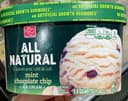 All Natural Mint Chocolate Chip Ice Cream