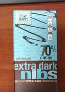 Belgian Dark Chocolate with cocoa nibs