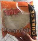 Tonys cheese par baked deep dish pizza