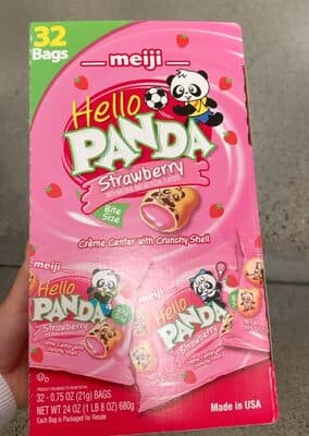 Hello panda starawberry