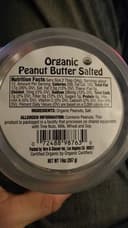 Organic Peanut Butter Salted