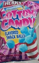 Cotton candy snack balls