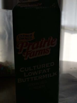 Cultured reduced fat buttermilk