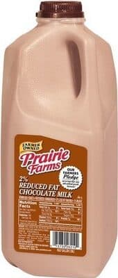 2% reduced fat chocolate milk