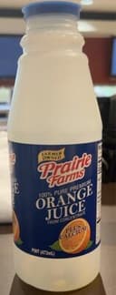 100% pure premium orange juice from concentrate