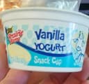 Prairie farms vanilla yogurt fat free snack cup