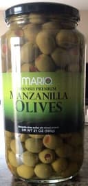 Manzanilla spanish olives