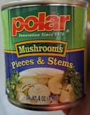 Mushrooms and stems