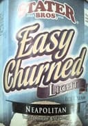Easy churned light neapolitan vanilla, chocolate, & strawberry ice cream, neapolitan