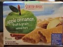 Apple cinnamon fruit and grain cereal bars