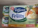 Yaourts aux fruits avec morceaux, abricot ananas pêche poire